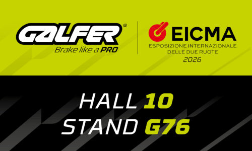 Thumbnail: GALFER AT EICMA 2026: TECHNOLOGY, RACING PASSION AND MOTORSPORT STARS