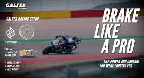 New Galfer Racing brake pads G1310 with Lorenzo Baldassarri (Team Evan Bros Yamaha)